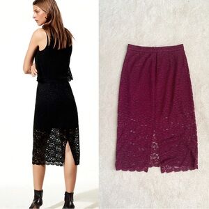 NEW Babaton Wilbur lace skirt